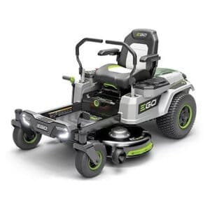 EGO Power+ 42-Inch Z6 Zero Turn Electric Riding Mower With e-STEER Technology and 4 Batteries